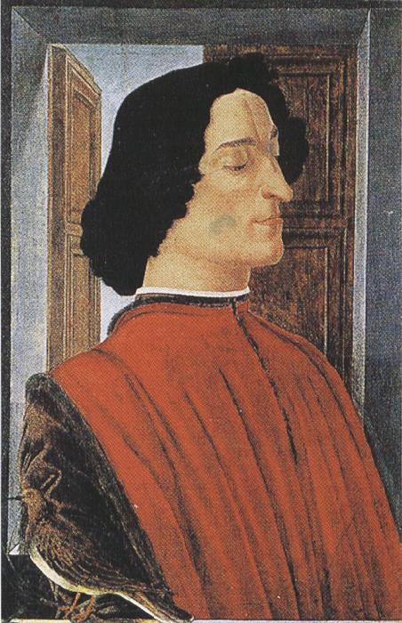 Sandro Botticelli Portrait of Giuliano de'Medici (mk36)